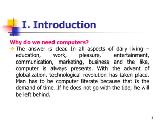 Comp fundamentals 1aintroduction | PDF | Internet for Beginners | Internet