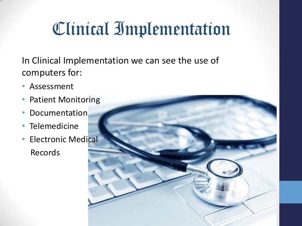 Use of Computers In Hospitals