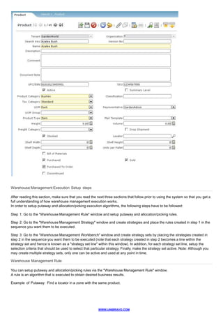 Winledge Inventory Module Programming Manual Compiere Warehouse Management System Documentation | PDF