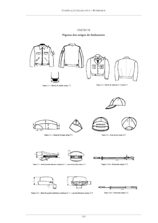 COMPILAÇÃO LEGISLATIVA – BOMBEIROS




           ANEXO II
Figuras dos artigos do fardamento




               158
 