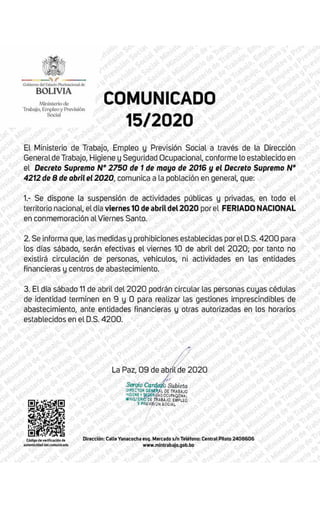 Compilado covid 19 bolivia