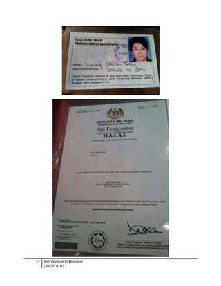 27 Introduction to Business
[ BUSF0103 ]
 