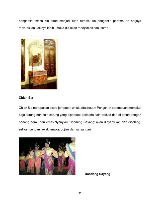 Baba Nyonya Report