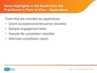 IFAC Guide to Compilation Engagements