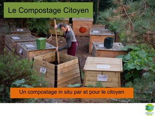 Le Compostage Citoyen

Un compostage in situ par et pour le citoyen

 