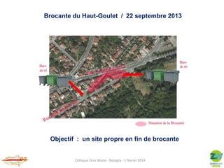 Brocante du Haut-Goulet / 22 septembre 2013

Objectif : un site propre en fin de brocante

Colloque Zero Waste - Bobigny - 1 février 2014

 