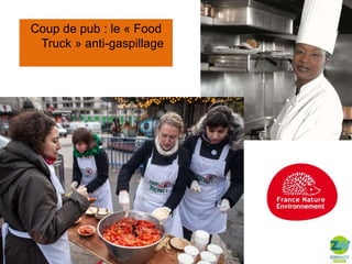Coup de pub : le « Food
Truck » anti-gaspillage

EN FOND :
Un ou plusieurs visuels montrent : les étapes et/ou les
outils produits dans le cadre du projet

 