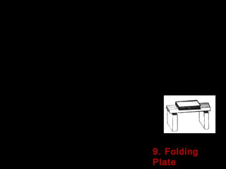 9. Folding
Plate
 