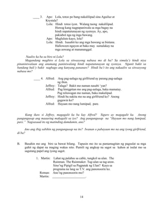 Grade 7 (Alternative) Filipino I - Learning Module for EASE