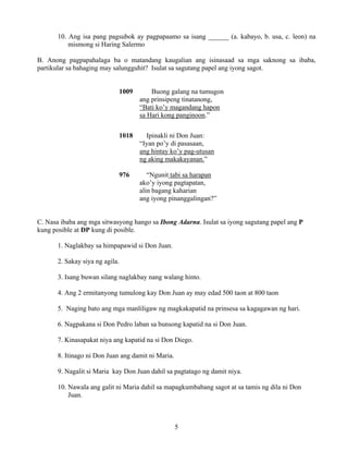 Grade 7 (Alternative) Filipino I - Learning Module for EASE