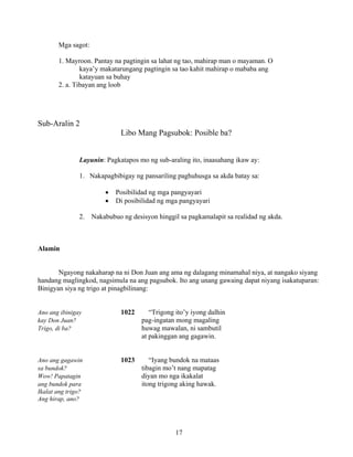 Grade 7 (Alternative) Filipino I - Learning Module for EASE