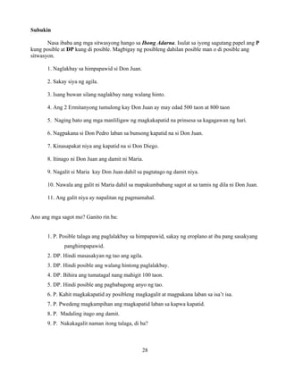 Grade 7 (Alternative) Filipino I - Learning Module for EASE