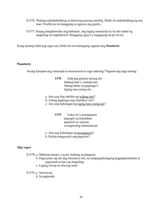 Grade 7 (Alternative) Filipino I - Learning Module for EASE