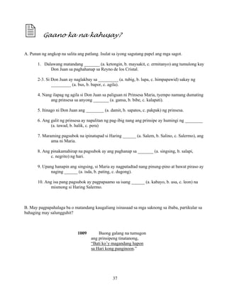 Grade 7 (Alternative) Filipino I - Learning Module for EASE