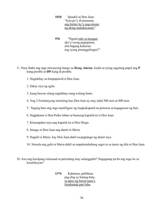 Grade 7 (Alternative) Filipino I - Learning Module for EASE