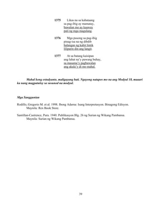 Grade 7 (Alternative) Filipino I - Learning Module for EASE