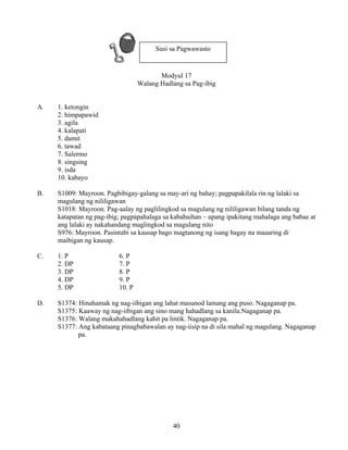 Grade 7 (Alternative) Filipino I - Learning Module for EASE