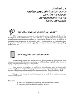 Grade 7 (Alternative) Filipino I - Learning Module for EASE