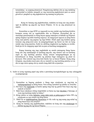 Grade 7 (Alternative) Filipino I - Learning Module for EASE