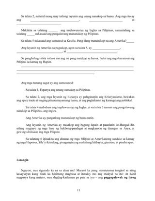 Grade 7 (Alternative) Filipino I - Learning Module for EASE