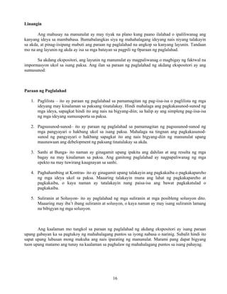 Grade 7 (Alternative) Filipino I - Learning Module for EASE