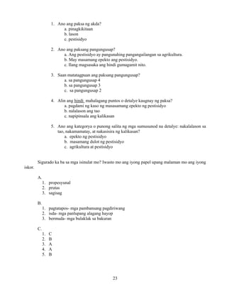 Grade 7 (Alternative) Filipino I - Learning Module for EASE