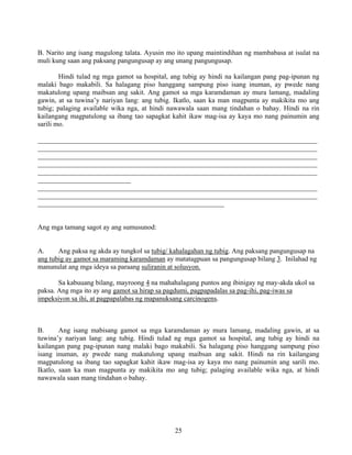 Grade 7 (Alternative) Filipino I - Learning Module for EASE