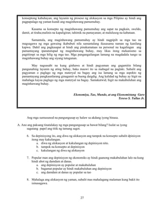 Grade 7 (Alternative) Filipino I - Learning Module for EASE