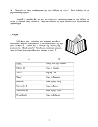 Grade 7 (Alternative) Filipino I - Learning Module for EASE