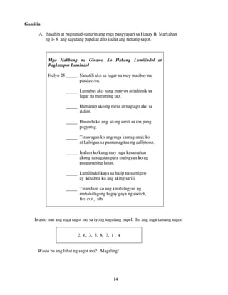 Grade 7 (Alternative) Filipino I - Learning Module for EASE