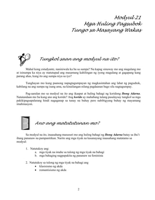 Grade 7 (Alternative) Filipino I - Learning Module for EASE