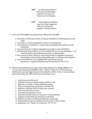 Grade 7 (Alternative) Filipino I - Learning Module for EASE