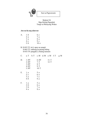 Grade 7 (Alternative) Filipino I - Learning Module for EASE