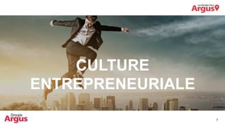 CULTURE
ENTREPRENEURIALE
7
 