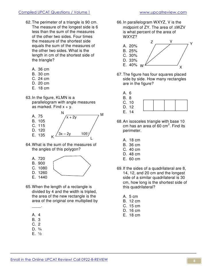 Compiled upcat questions_1