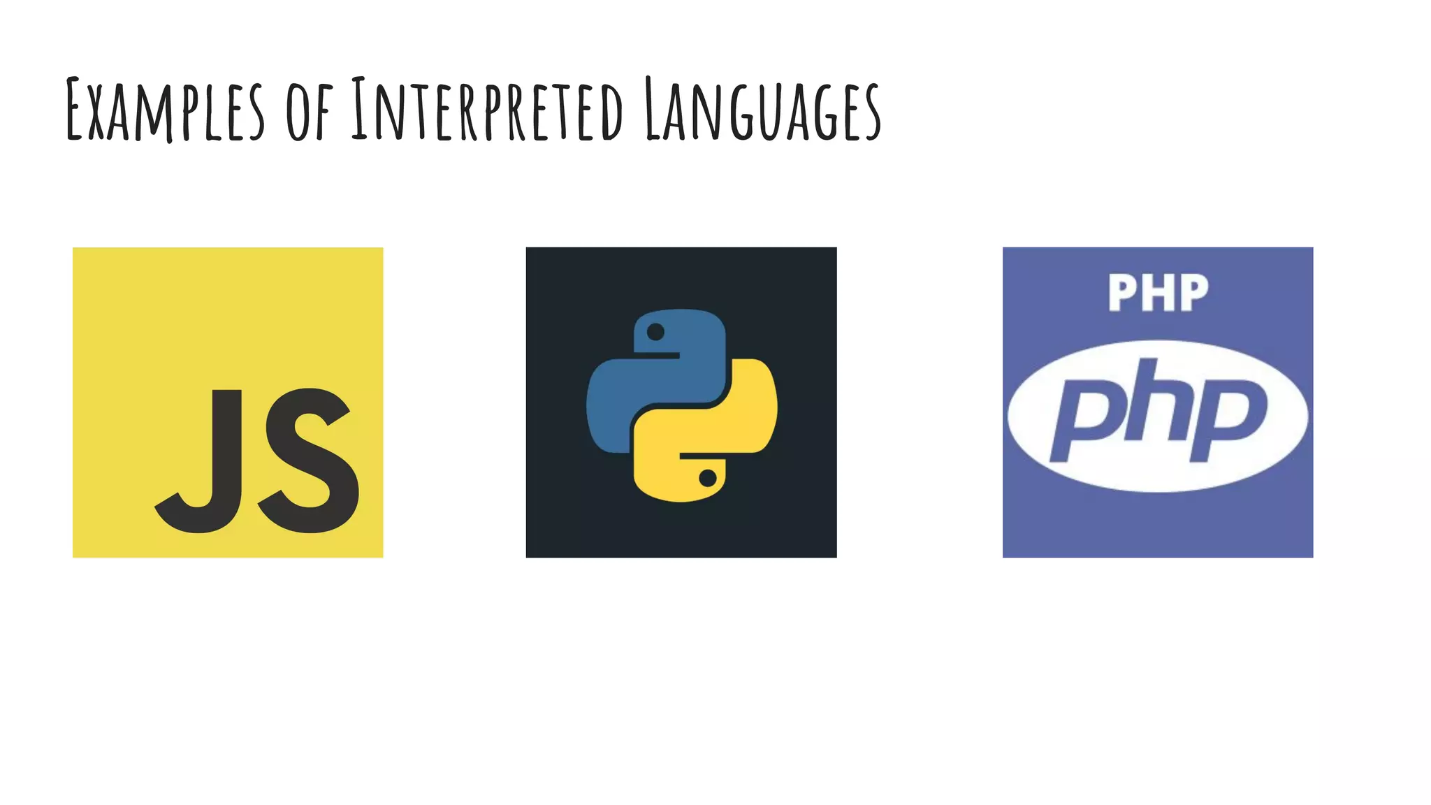 Compiled vs interpreted Linguages | PDF