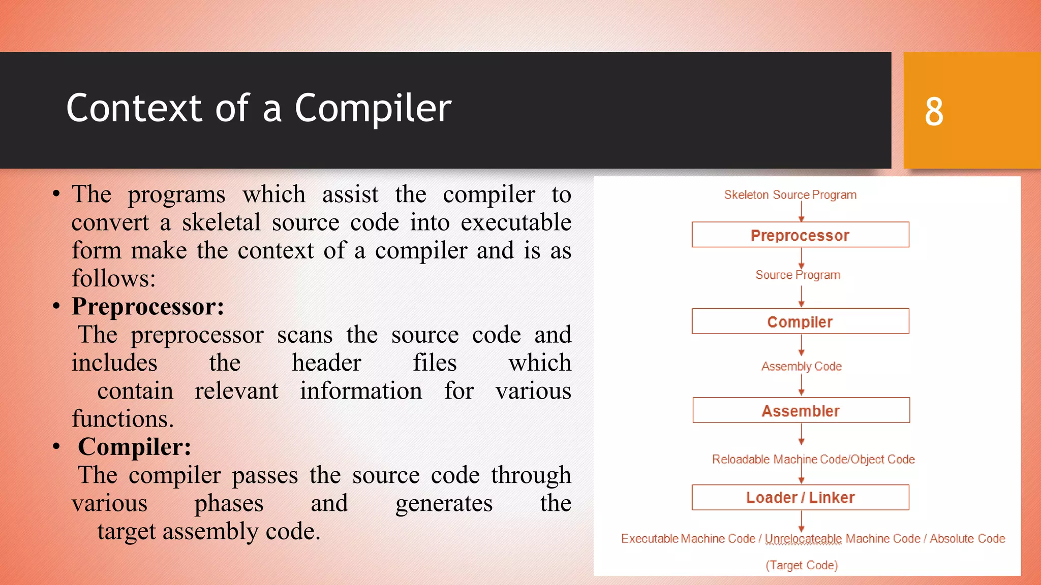 Phases of Compiler | PPTX | Programming Languages | Computing