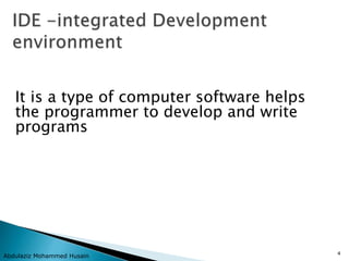 C++ Compiler & IDE | PPTX