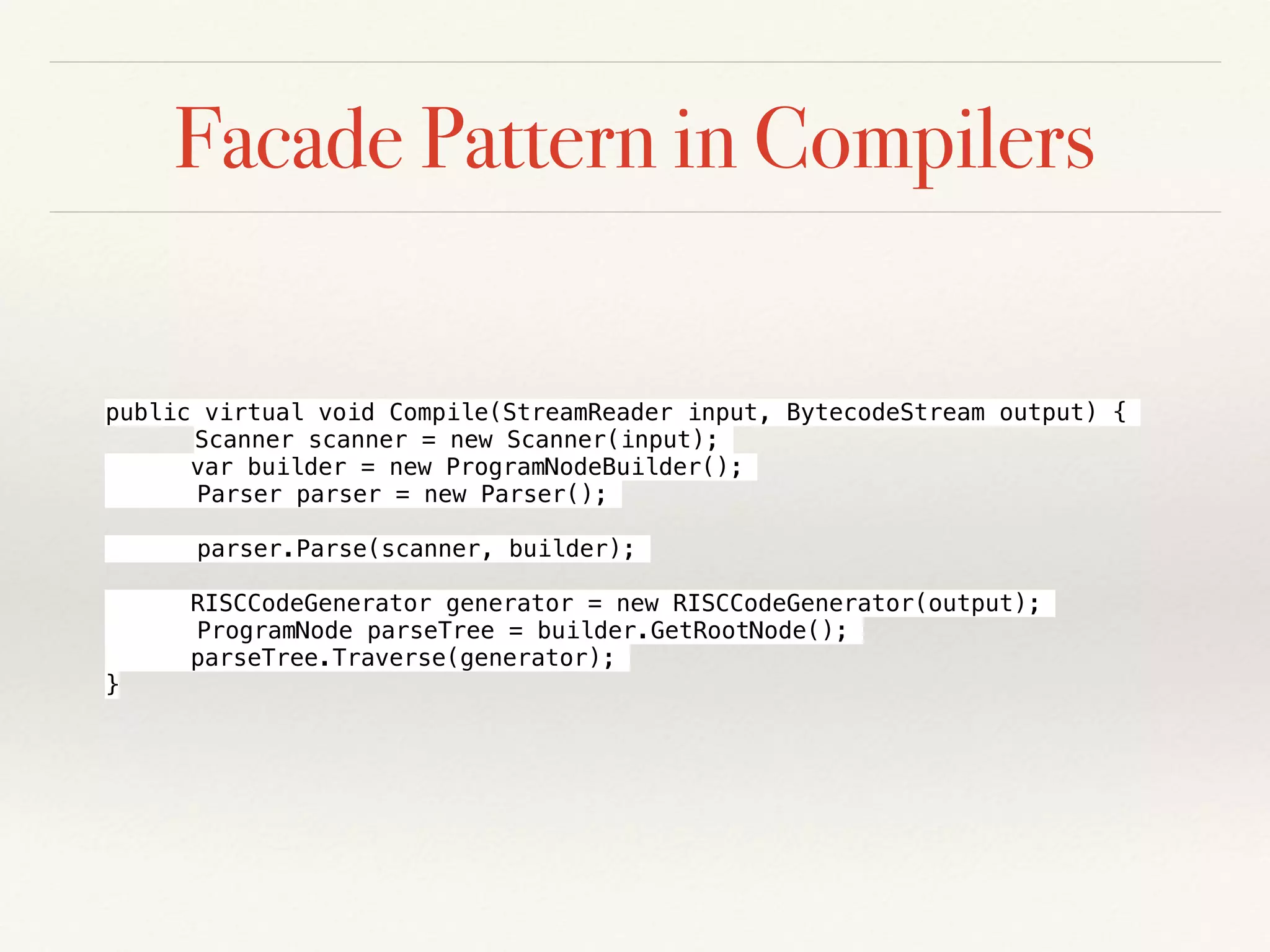 Hands-on Exercise
Use the ildasm tool to disassemble the Expr.cs code
// Expr.cs
using System;
class Test {
    public static void Main() {
        int a = 10, b = 20, c = 30;
        int r = ((a * b) + c);
        Console.WriteLine(r);
    }
}
 