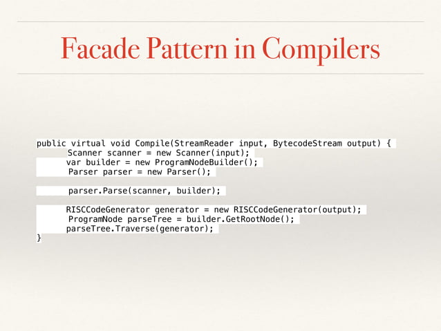 Design Patterns - Compiler Case Study - Hands-on Examples | PPT