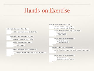 Facade Pattern in Compilers
“The Compiler class acts as a facade: It offers clients a single,
simple interface to the compiler subsystem.”
 