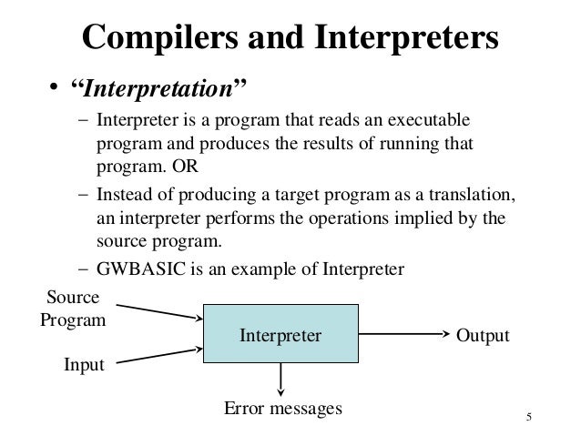 difference between compiler and interpreter difference between compiler and interpreter