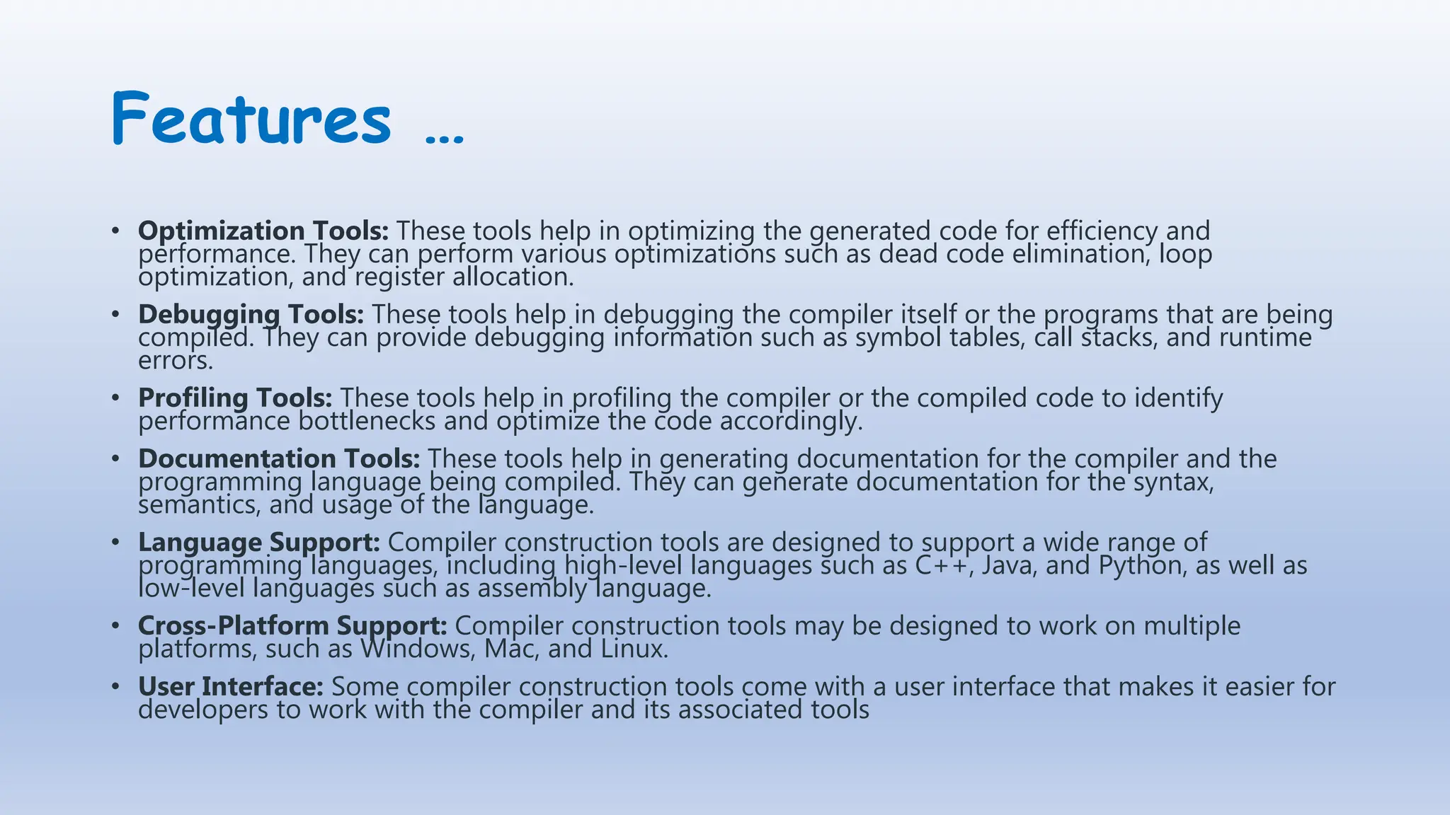 compiler construction tool in computer science . | PPT