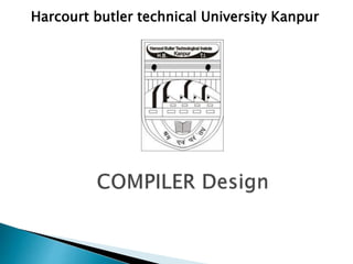 Harcourt butler technical University Kanpur
 
