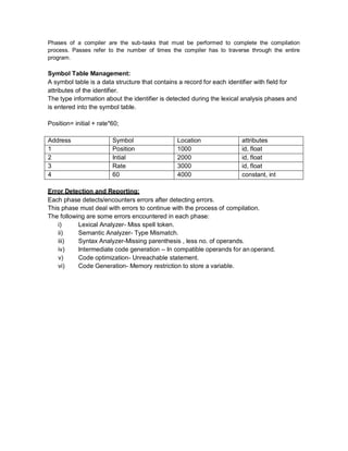 Compiler design | PDF