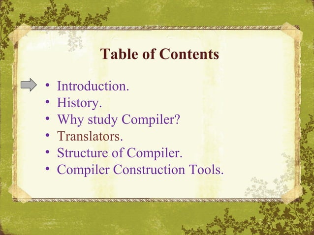 Compiler Design Basics | PPT | Programming Languages | Computing