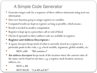Compiler Design_Code generation techniques.pptx