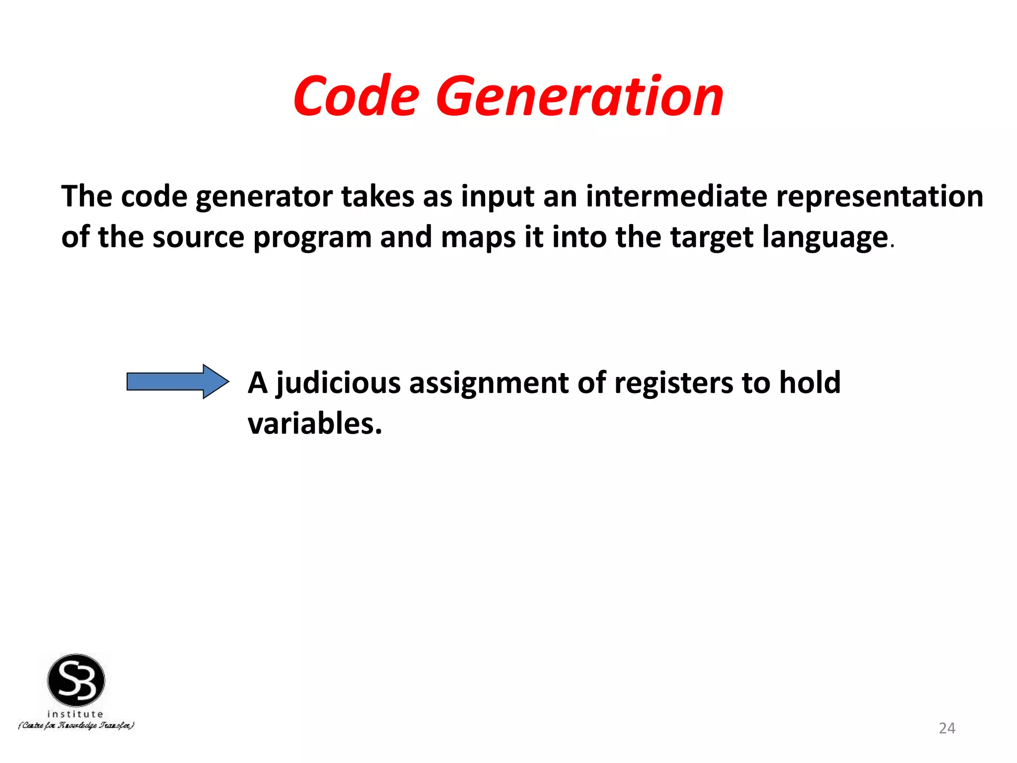 Introduction to Compiler design | PPT
