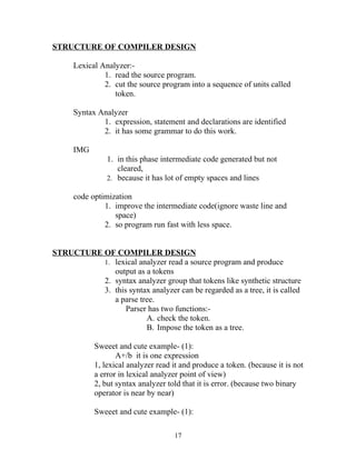 Compiler Design(Nanthu) | DOC