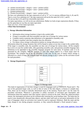 Compiler Design Notes for rgpv 6tth sem students | PPTX